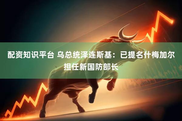 配资知识平台 乌总统泽连斯基：已提名什梅加尔担任新国防部长